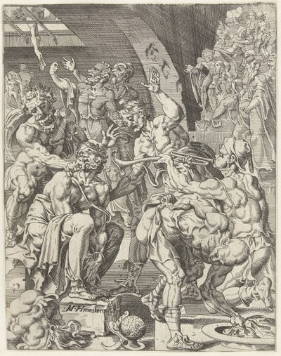 Verspottung Christi von Dirck Volckertsz. Coornhert (attributed to)