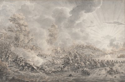 Schlacht an einem Fluss von Dirk Langendyk