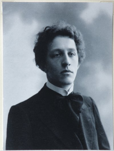 Porträt des Dichters Alexander Blok 1880-1921, 1907 von Dmitri Spiridonovich Zdobnov