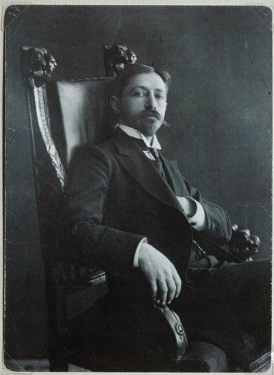 Porträt des Autors Iwan A. Bunin 1870-1953, 1909 von Dmitri Spiridonovich Zdobnov