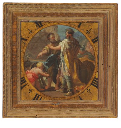 Archimedes demonstriert seine Erfindung König Hieron von Syrakus von Domenico Antonio Vaccaro