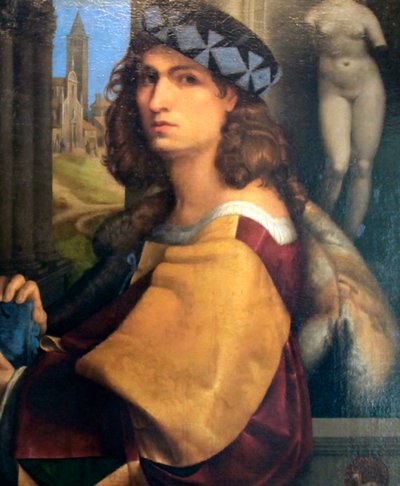 Porträt eines Mannes, Selbstporträt, 1512 von Domenico Capriolo