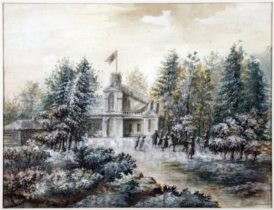 Jagdpavillon Crack in Pawlowsk von Domenico Felice Lamoni