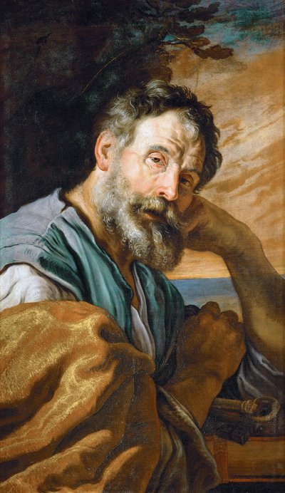 Reue des Heiligen Petrus von Domenico Fetti or Feti