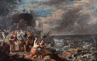 Der Durchzug der Israeliten durch das Rote Meer von Domenico Gargiulo