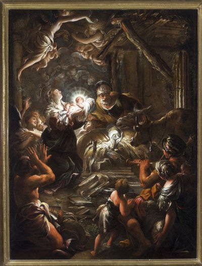 Geburt Christi von Domenico I Piola