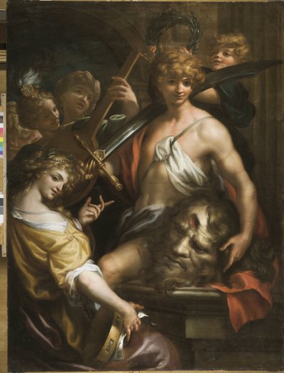 Der Triumph Davids von Domenico I Piola