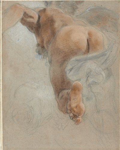 Studie für die allegorische Figur der irdischen Harmonie von Domenico Maria Canuti