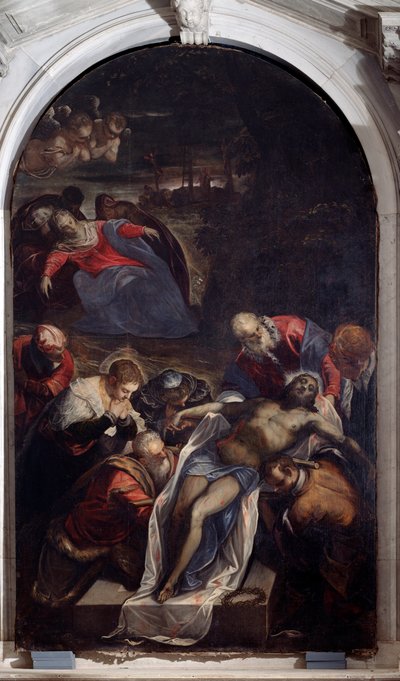 Die Grablegung von Domenico Robusti Tintoretto