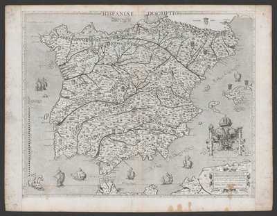 Hispaniae Descriptio von Domenico Zenoi (1560) von Domenico Zenoi