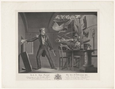 J.C.J. Van Speijk am 5. Februar 1831 von Dominicus Franciscus du Bois