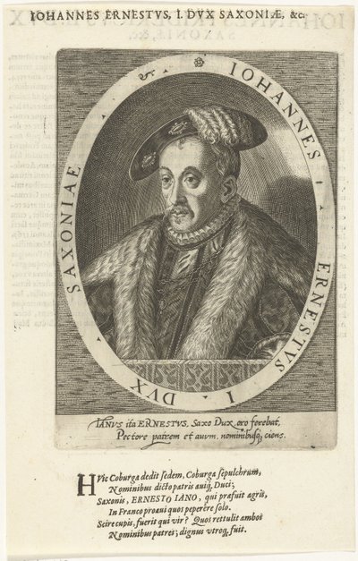 Johann Ernst 1521-1553, Herzog von Sachsen-Coburg von Dominicus or Custodis Custos