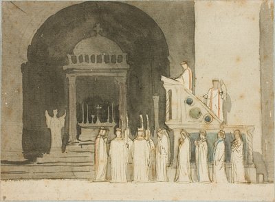Altar des Himmels von Dominique Papety