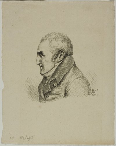 Porträt von Monsieur Nelys im Profil von Dominique Vivant Denon