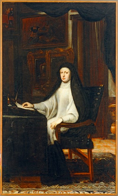Marianne von Österreich, Tochter von Ferdinand III., Ehefrau von Felipe IV., ihrem Onkel von Don Juan Carreno de Miranda