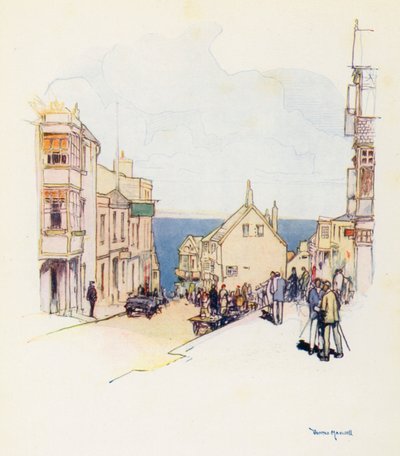 Ein Eindruck von Lyme Regis von Donald (after) Maxwell