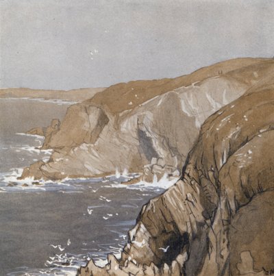 Die Küste von Cornwall von Donald (after) Maxwell