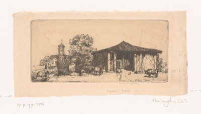 Toskanischer Bauernhof von Donald Shaw MacLaughlan (signed by artist)