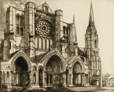 Chartres, Nordportal von Donald Shaw MacLaughlan