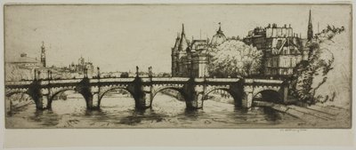 Le Pont Neuf, Paris von Donald Shaw MacLaughlan