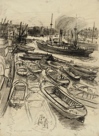 London an der Themse von Donald Shaw MacLaughlan