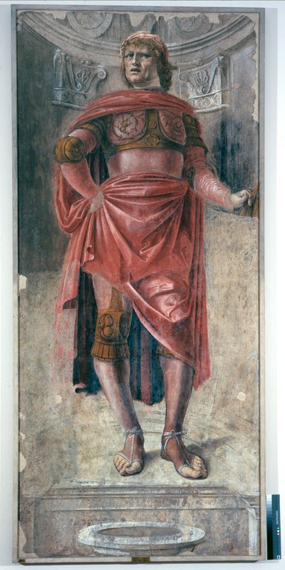 Mann mit einem Zweihandschwert, um 1486 von Donato Bramante