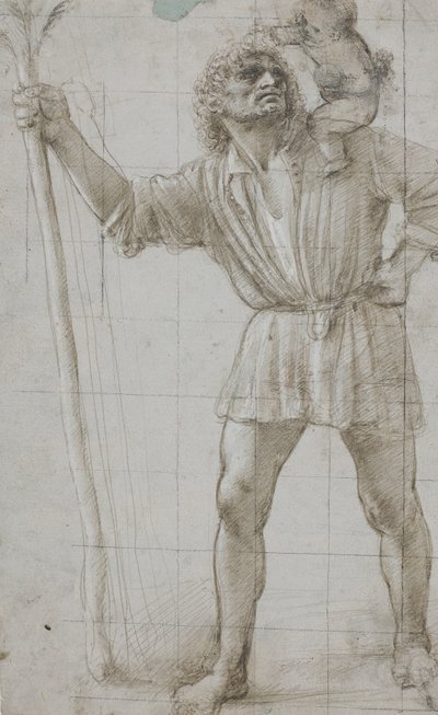 St. Christophorus mit dem Jesuskind von Donato Bramante