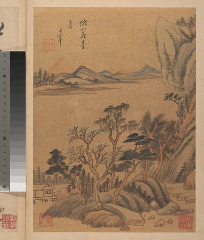 Landschaften und Gedichte von Dong Qichang
