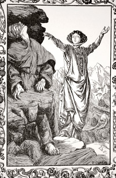 Sie ließ den Felsen schließen von Dora Curtis