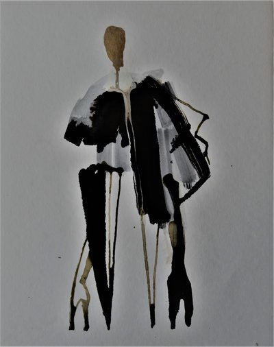 Elegante Modefigur von Doris Schmitz