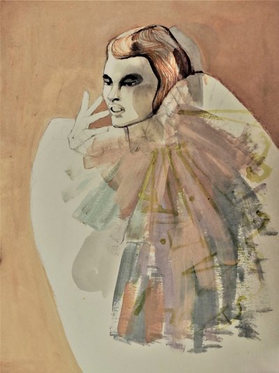 Elegantes Modeporträt von Doris Schmitz
