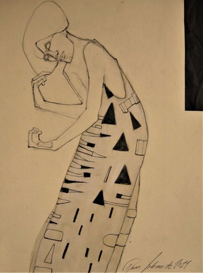 Elegante geometrische Figur von Doris Schmitz