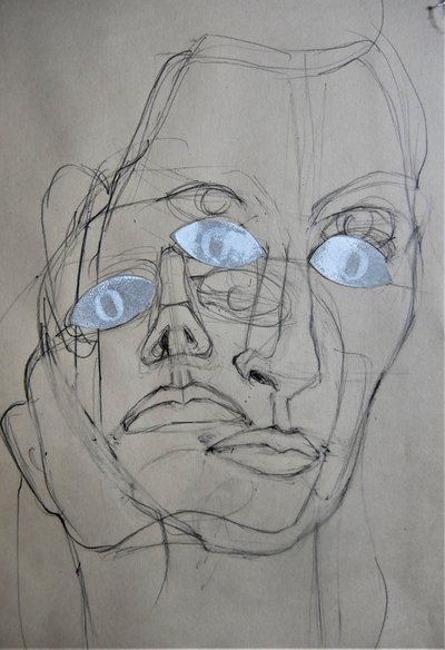 Mehrere Augen Porträt von Doris Schmitz