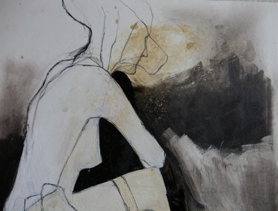 Nachdenkliche Figurenstudie von Doris Schmitz