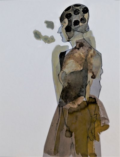 Serenes abstraktes Profil von Doris Schmitz