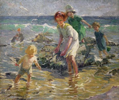Kinder am Strand von Dorothea Sharp