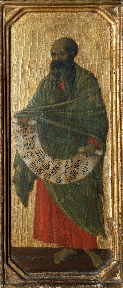 Der Prophet Maleachi (Detail) von Duccio di Buoninsegna