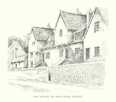 Alte Häuser in der Hauptstraße, Lexden von Duncan Moul