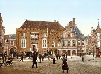 Rathaus am Grote Markt, Haarlem, Holland von Dutch Photographer