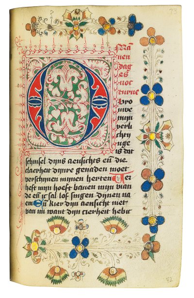 Stundenbuch und Gebetbuch auf Niederländisch, Niederrhein, Emmerich, Kleve, ca. 1480 von Dutch School