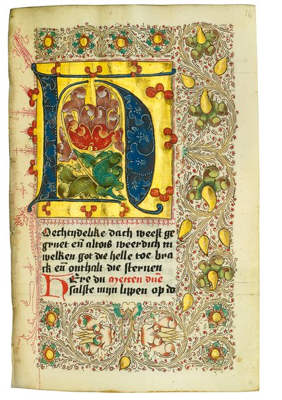 Stundenbuch und Gebetbuch auf Niederländisch, Niederrhein, Emmerich, Kleve, ca. 1480 von Dutch School