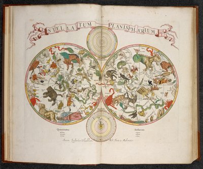 Stellatum Planisphaerium, Ein Planisphäre mit Tierkreiszeichen von Dutch School