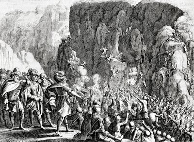 Die Belagerung von Masada, ca. 1700 von Dutch School