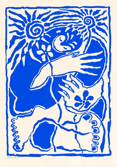 Schutz (blau) von EDEN KALIF