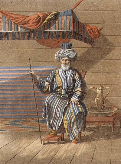 Tartarischer Ältester, graviert von Jegor Skotnikoff (1782-1843) von E. (after) Karnejeff