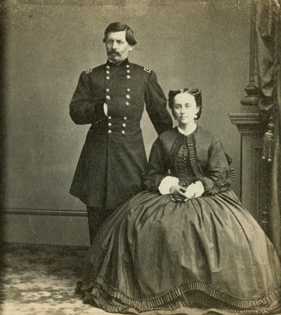 Generalmajor George B. McClellan und seine Frau, veröffentlicht von Anthony