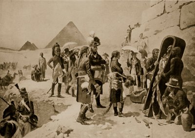 Napoleon in Ägypten, Illustration aus 
