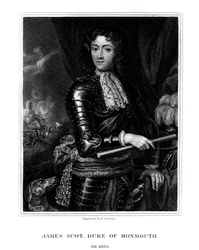 James Scott, 1. Herzog von Monmouth, von einigen als James II. von England anerkannt, 1826 von E. Scriven
