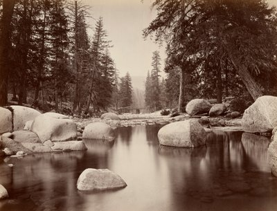 Clark & Moore, Merced River, Yosemite von Eadweard Muybridge