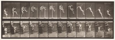 Tafel 152. Springen; gerader Hochsprung (Schuhe) von Eadweard Muybridge